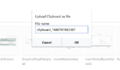 Clipboard File Upload
